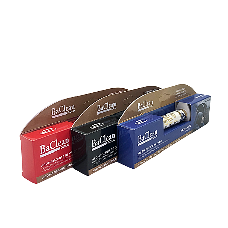 Aromatizante Carro Baclean Gold Ar Condicionado Automotivo