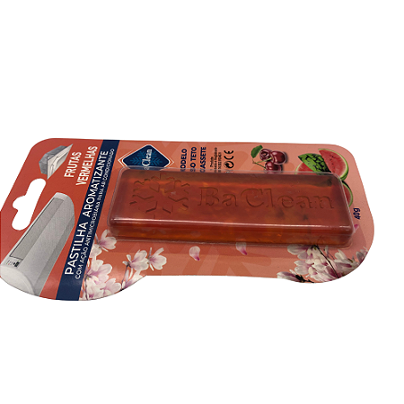 Pastilha Bactericida Aromatizante Ar Condicionado Piso Teto - Frutas Vermelhas