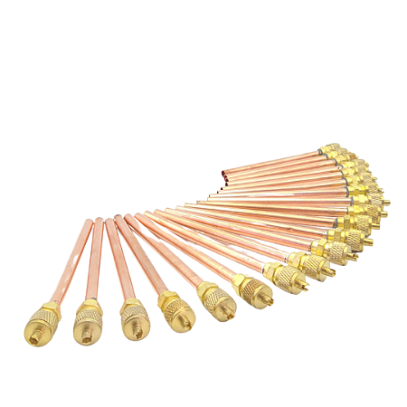 Unidade Válvula de Serviço Refrigeração Schraeder 1/4 100mm