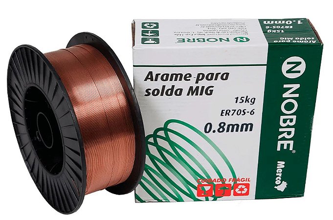 Bobina De Arame MIG 0,8MM (15KG) - Mercosul