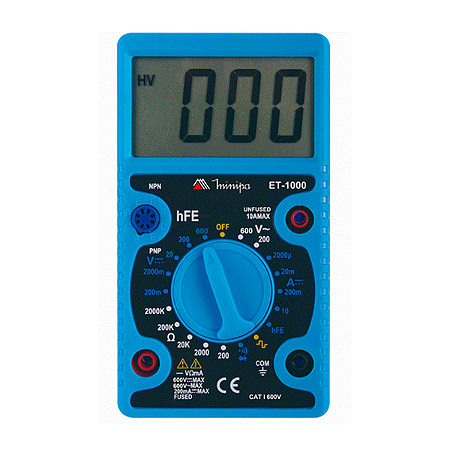 Multímetro Digital Profissional Et-1000 MINIPA