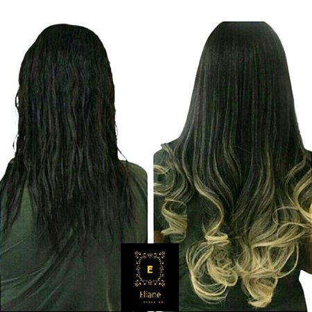 Telas para mega hair fixo em  cabelo 100% bio humano