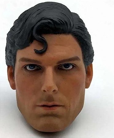 Cabeça para Action figure Head 1/6 Christopher Reeve Superman