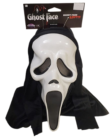 Máscara Luxo Ghostface Pânico Scream Mask Original Cosplay