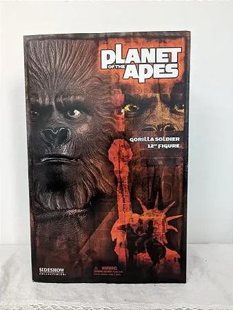 Boneco Sideshow Planeta Dos Macacos Gorila 1/6 Boneco