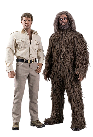 Boneco the Six Million Dollar Man & Bionic Bigfoot Supermad 1/6