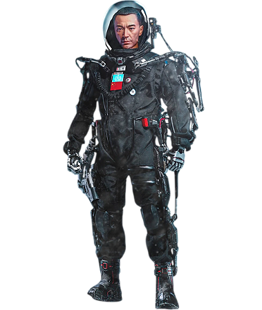 Boneco Capitão Wang Lei (The Wandering Earth), Dam toys Geek 1/6
