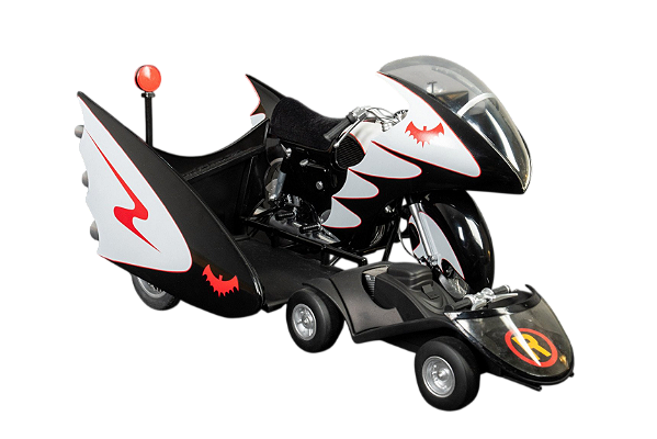 Batman (1966) Batcycle with Sidecar — Jazzinc Dioramas 1/6 Geek