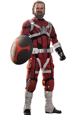 Boneco Red Commander Toys Laboratory Guardião Vermelho Red Guardian Geek