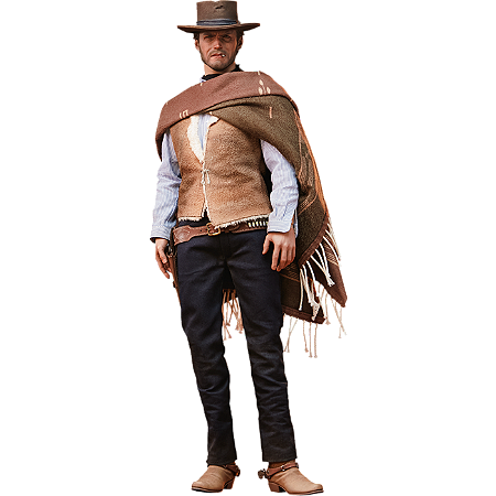 boneco Sideshow Colletibles Clint Eastwood The Good The Bad & The Ugly The Man With No Name 1/6