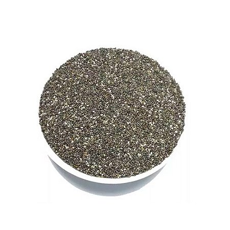 Chia preta grãos - Pacote 100G