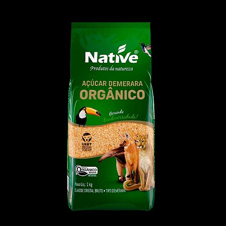 Açúcar Demerara Orgânico - Pacote 1KG