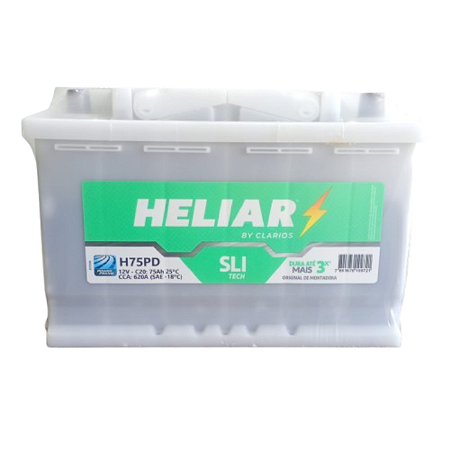 Bateria HELIAR 75Ah, Convencional