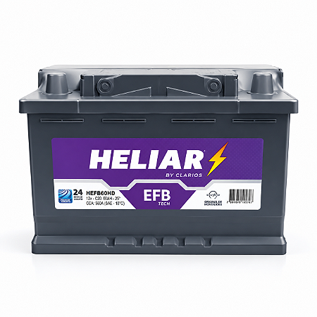 Bateria HELIAR 60Ah - EFB