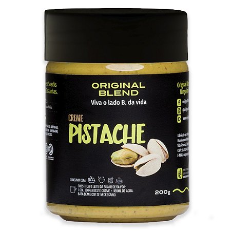 Pasta Nuts Pistache 200g Original Blend - Vegano - Low Carb