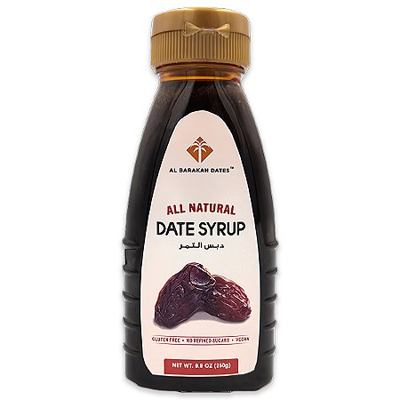 Calda de Tâmara Premium 250g Adoçante Natural Vegano Calda