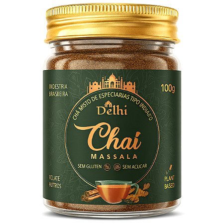 Chai Latte Massala Chá Indiano 100g Delhi