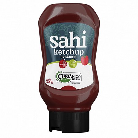 Ketchup Orgânico 200g Sahi Sem Conservantes Sem Glúten