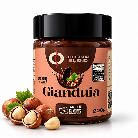 Creme de Avelã Gianduia 200g Original Blend tipo Nutela