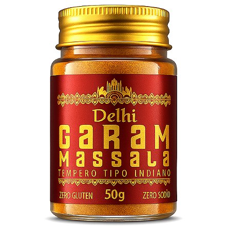 Garam Massala 50g Delhi - Tempero Indiano Zero Sódio