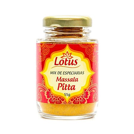 Massala Dosha Pitta 55g Lotus - Tempero Ayurveda