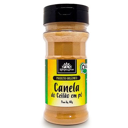 Canela do Ceilão Orgânica em Pó 60g Kampo de Ervas
