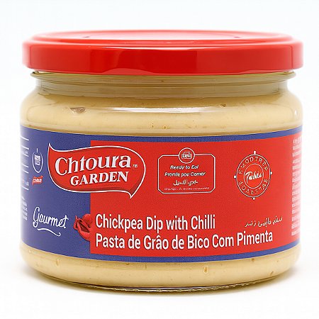 Hommus Patê de Grão de Bico e Pimenta Gourmet 310g Importado do Líbano