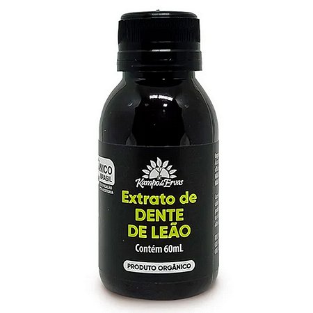 Extrato de Dente de Leão Orgânico 60ml Kampo de Ervas
