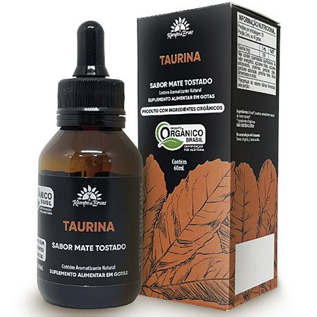 Taurina sabor Mate Tostado Orgânico 60ml Kampo de Ervas