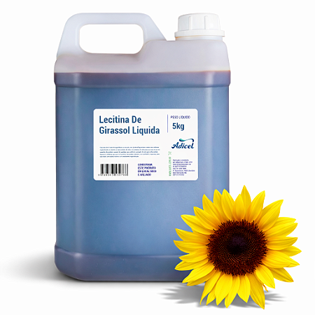 Lecitina De Girassol 5 Kg - Emulsificante Para Alergênicos sem GMO