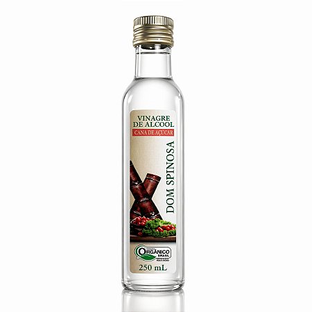 Vinagre de Álcool Cana de Açúcar Orgânico 250ml Dom Spinosa