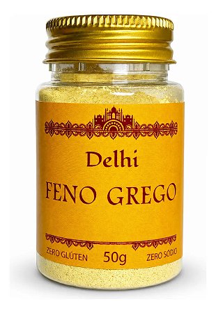 Feno Grego Em Pó 50g Delhi - Especiarias Naturais