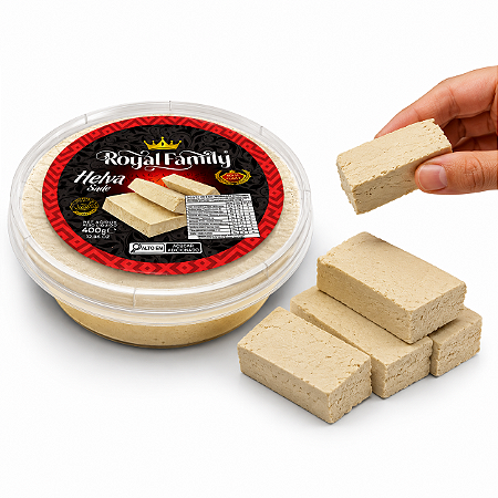 Halawi Tradicional Royal 400g Doce Gergelim Importado da Turquia Halwa
