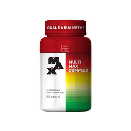 Multimax Complex 90 Cápsulas Max Titanium