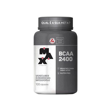 BCAA 2400mg 100 Cápsulas Max Titanium