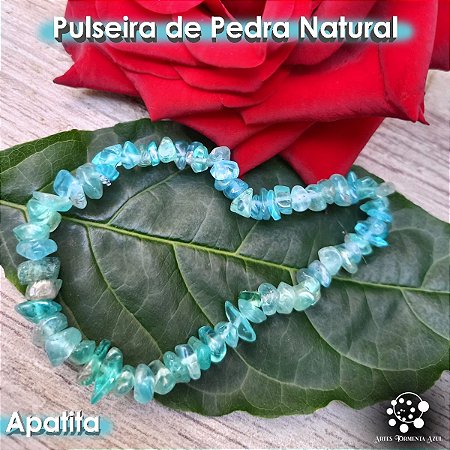Pulseira Apatita Azul