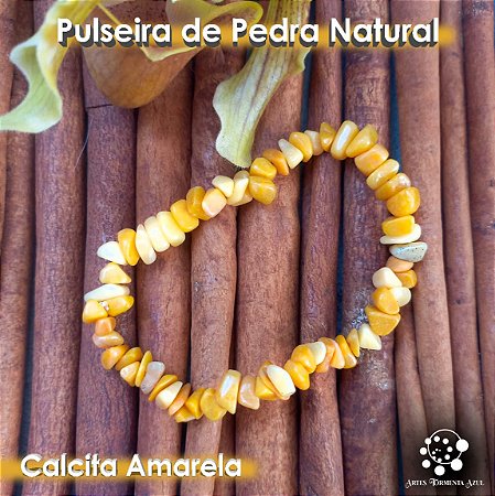 Pulseira Calcita Amarela