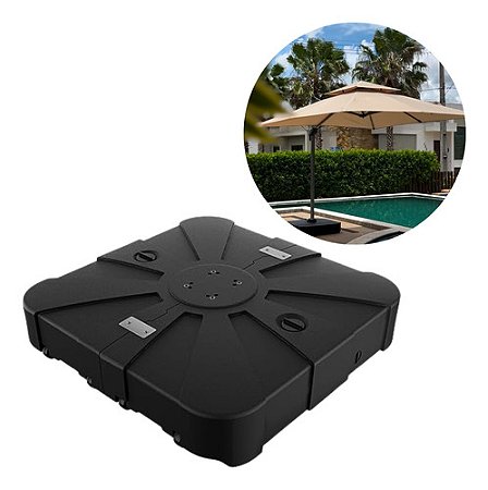 Base Para Ombrelone Roma100l Base Guarda Sol Slim Luxo