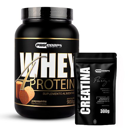 Whey 4 Protein + Creatina 300g