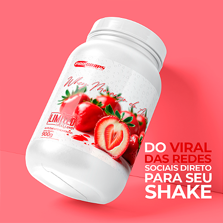 Whey  Morango do Amor [Últimas unidades]