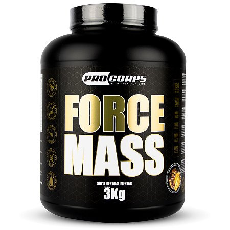 Force Mass - Hipercalórico 3kg (Pote)
