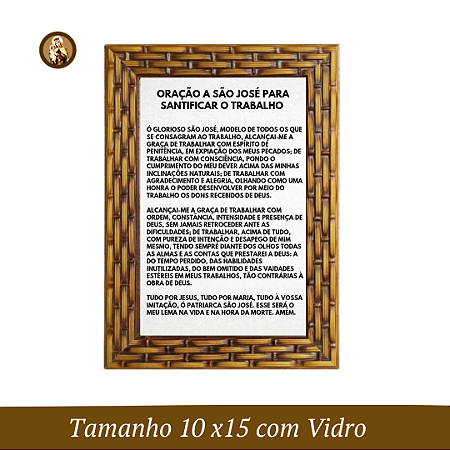 Quadro Oração de São José