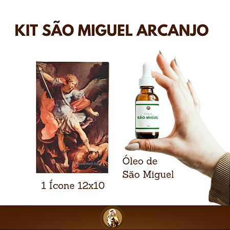 Kit São Miguel Arcanjo - Óleo + Ícone