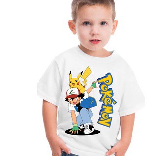 Camiseta Infantil Pokemon Adulto e Infantil - Envio Imediato - MV PRESENTES