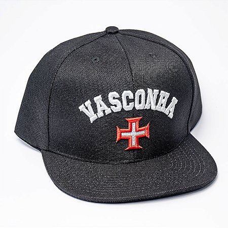 Boné Preto Aba Reta Vasconha