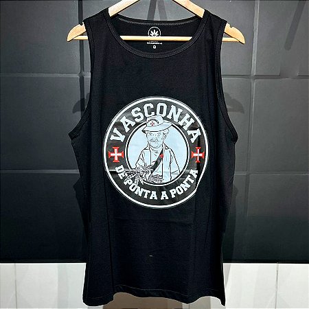 Regata Padrão Logo Vasconha Preta