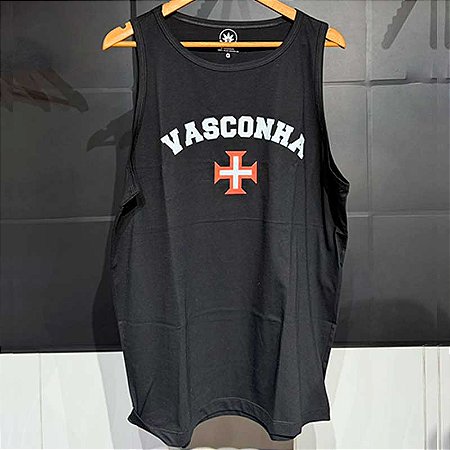 Regata Padrão Clássica Preta Vasconha