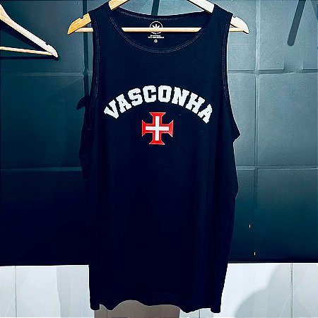 Regata Padrão Clássica Preta Vasconha