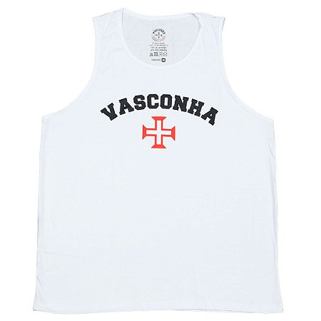 Regata Padrão Clássica Branca Vasconha