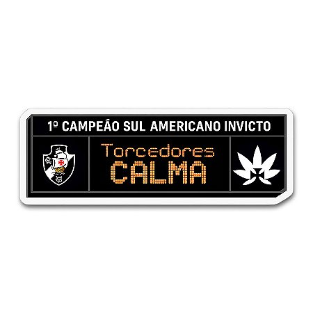 Adesivo Sticker Torcedores Calma